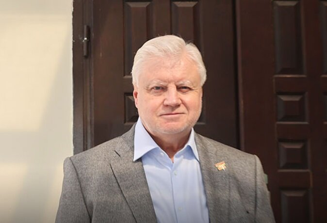 Сергей Миронов, лидер партии "справедливая Россия - за правду!", источник - пресслужба партии