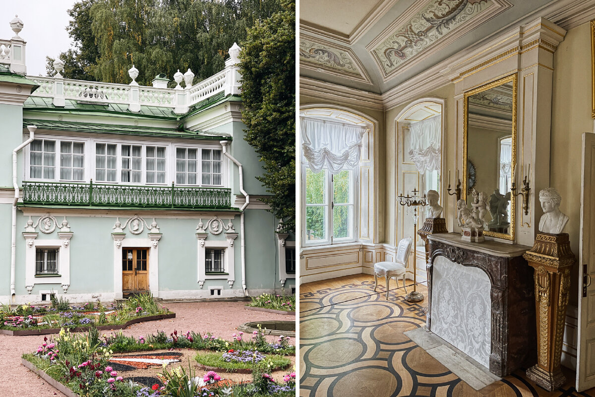 Итальянский домик находится рядом с Гротом