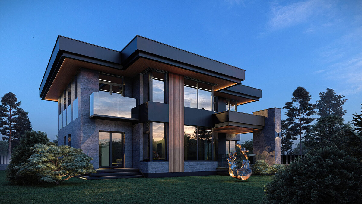 Проект дома LIBERTY 270 от АПС ДСК