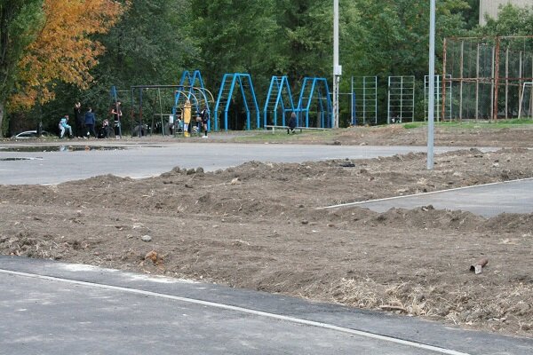 Будущая спортплощадка. Фото https://t.me/n_gorkavchenko/320