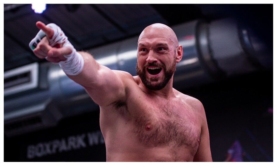    Тайсон Фьюри вызвал на бой Усика. Фото: Global Look Press