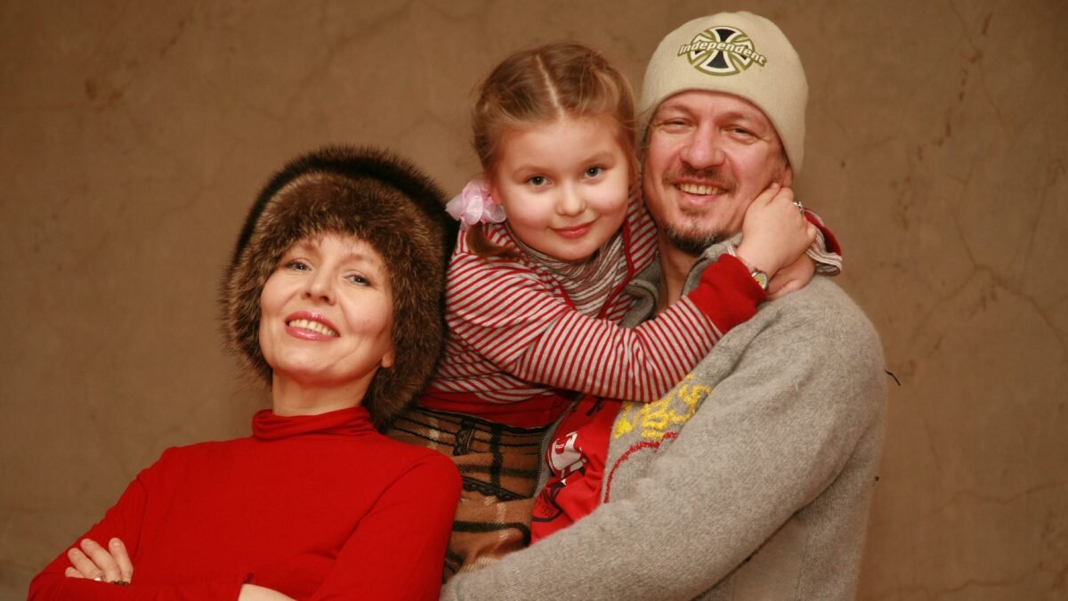 Ольга Кормухина с семьёй