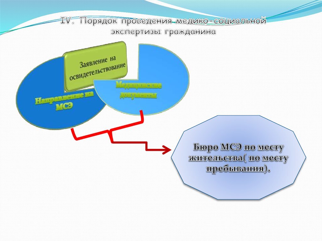 Порядок проведения медико социальной экспертизы гражданина схема