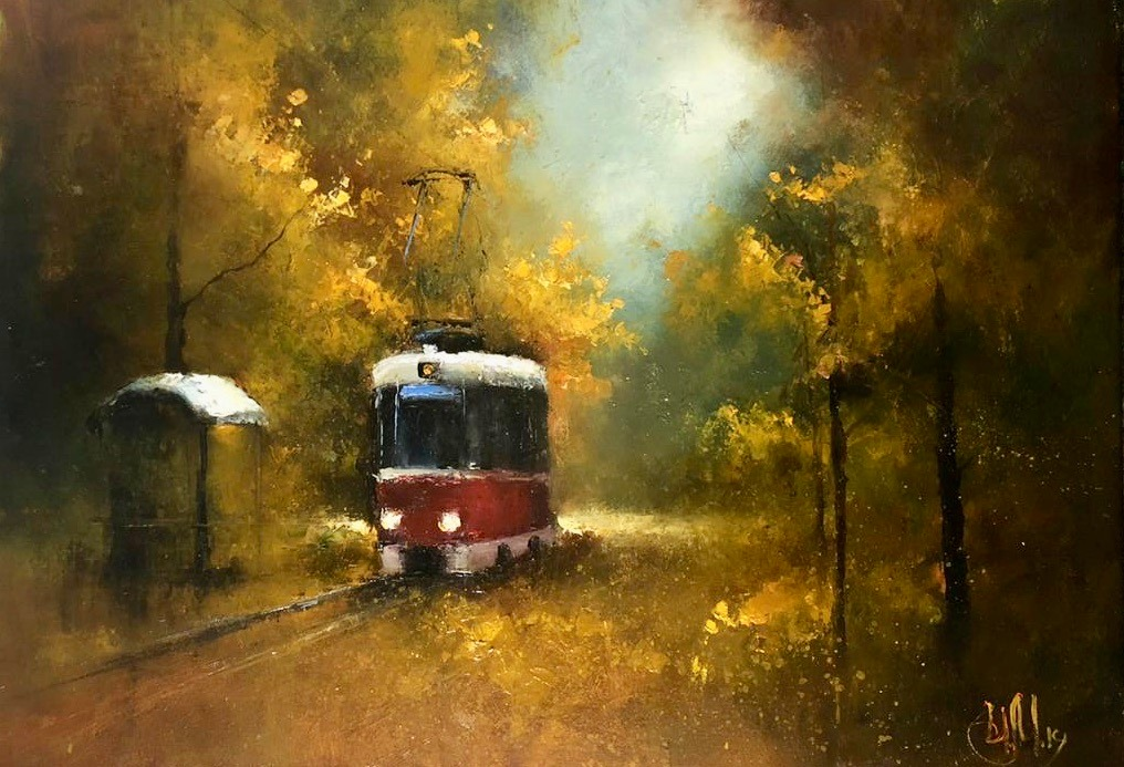 И. Медведев "Следующая остановка - "Зима" (Изображение из открытых источников)