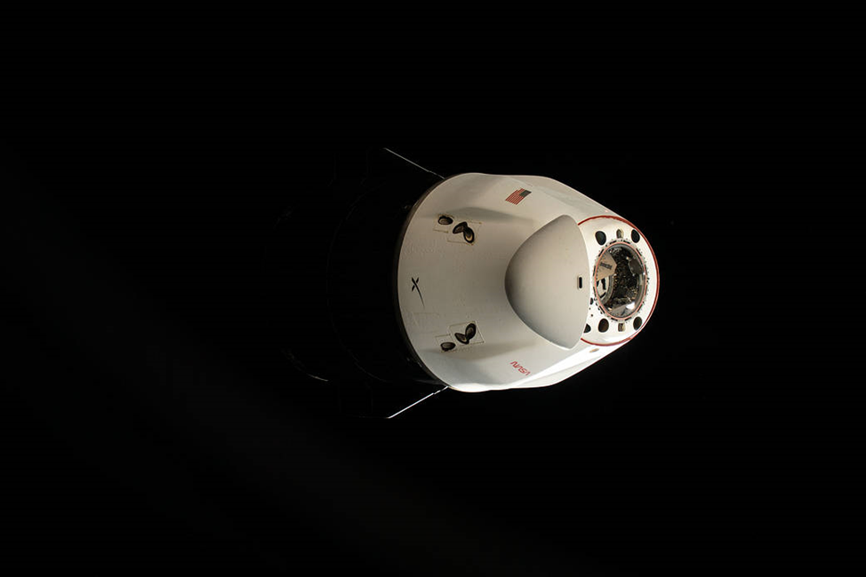 Грузовой корабль Dragon SpX-26 после отстыковки от Узлового модуля Harmony. Фото: nasa.blog.com