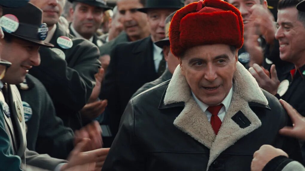 Аль Пачино в роли Джимми Хоффы в фильме "Ирландец"