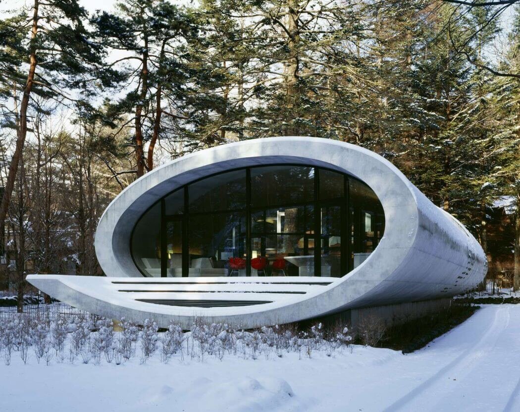 Футуристичный дом в Японии. Фото с сайта https://www.gd-home.com