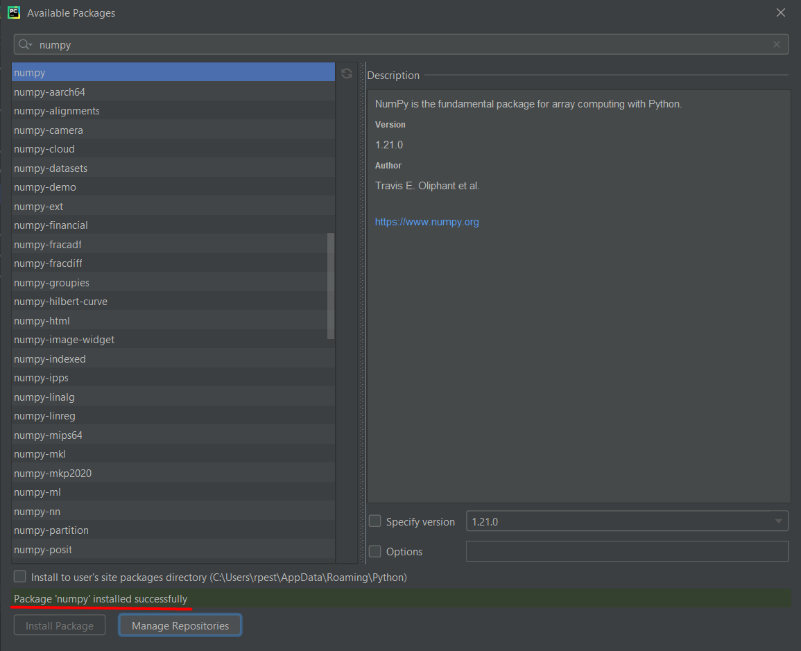 python: Как установить numpy и лёгкий способ установки библиотек в PyCharm  | Интернет сегодня | Дзен