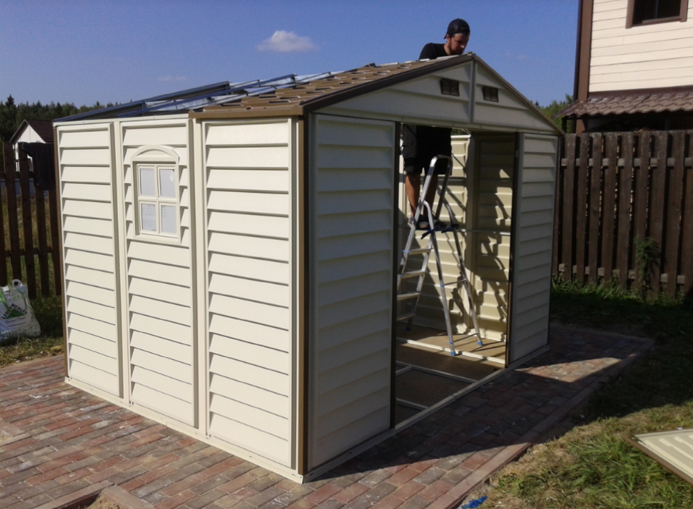 Готовые сараи из пластика. Хозблок keter factor 6x6. Садовый хозблок 2,3м, 4,5м,6м. Хозблок 6м*2,3м (№6013). Хозблок / сарай 2х2.