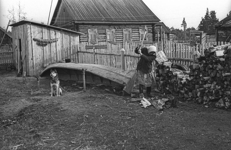 Деревня Березово. Владимир Богданов, 1974 год, Ханты-Мансийский АО, дер. Березово, МАММ/МДФ.