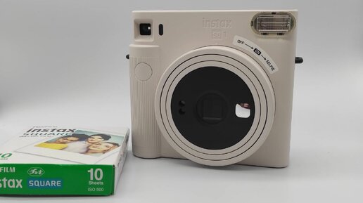 Распаковка и обзор фотоаппарата моментальной печати FUJIFILM Instax SQUARE SQ1