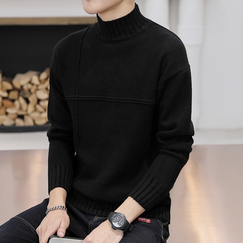 Свитер с высоким воротом