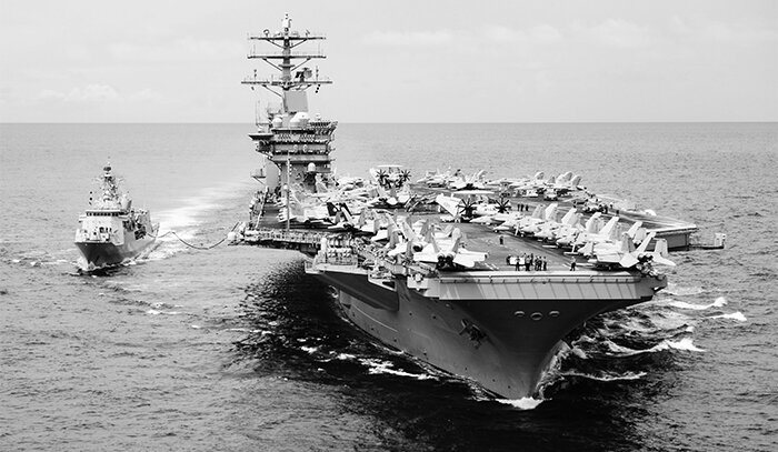 Авианосец «Нимиц», на котором проходил службу Гленн Соутер