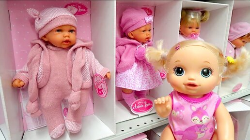 Куклы Пупсики С Беби Элайв в Магазине Игрушек Много Кукол Для девочек Выбираем Подарки 108mamaTV