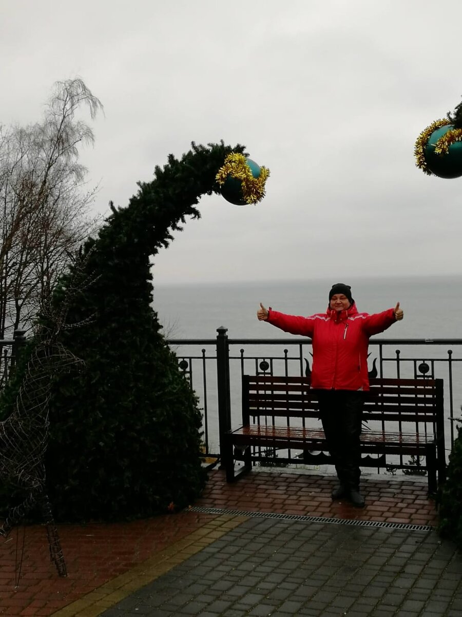 Центральная лестница на набережной Светлогорска