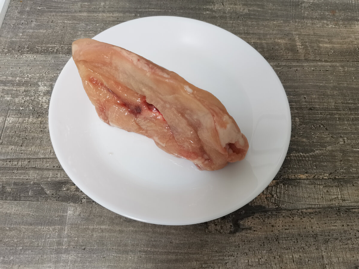 Вот так выглядит кость от грудки только из морозилки
