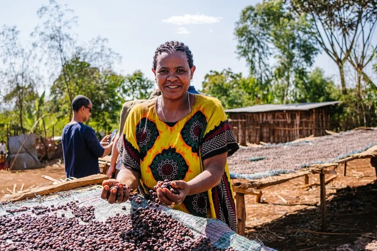 
Женщины на ферме выполняют много тяжелого, ручного труда по сбору и обработке ягод