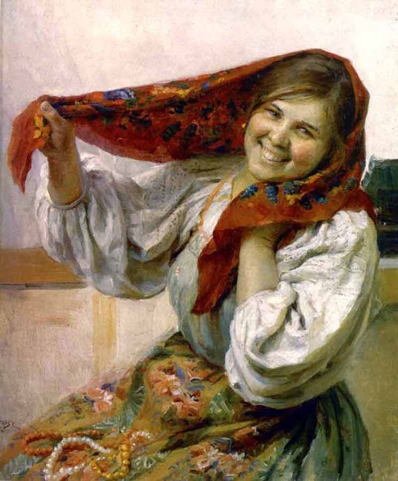 Картина Ф.В. Сыкова, "Перуница"