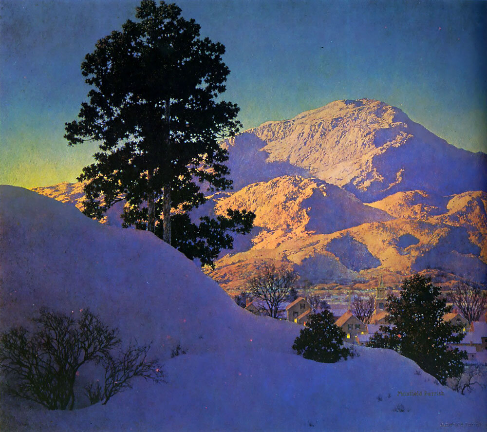 Maxfield parrish картины