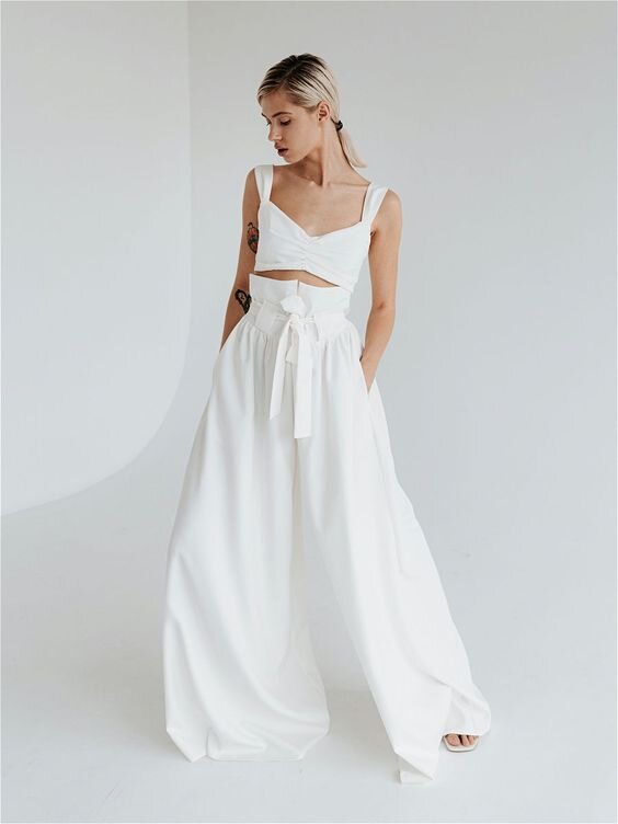 Брюки wide leg, источник pinterest.ru