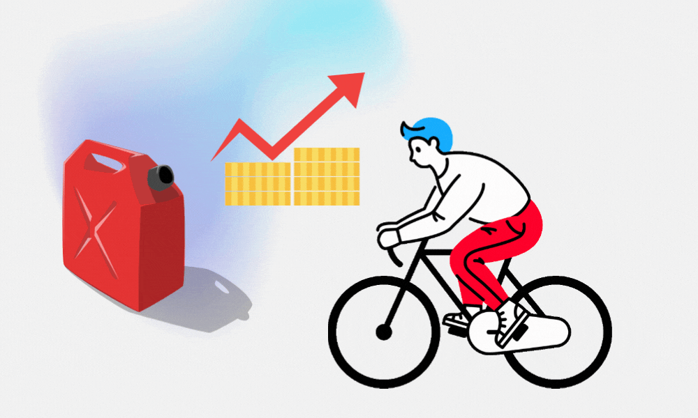 Топливо дорожает! Поляки пересаживаются на велосипеды 