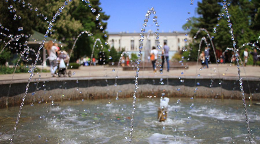 Фонтан в сквере Тренева в Симферополе // Фото: администрация Симферополя