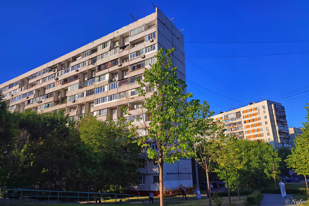 Длинный жилой дом на Россошанской улице в Москве | Маньяк-путешественник |  Дзен