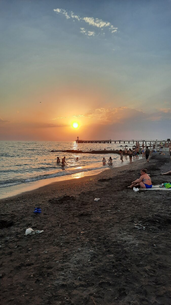 Закат на Чёрном море