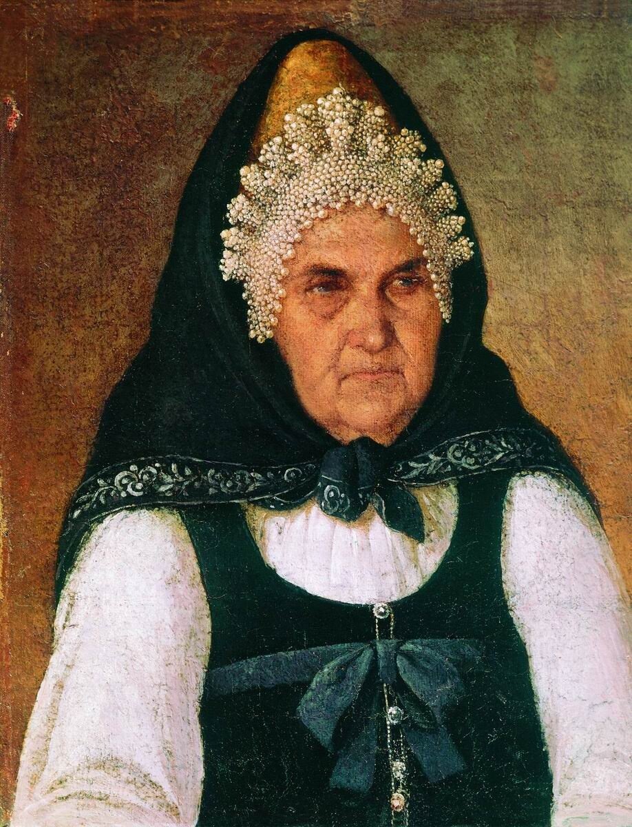 Портрет ржевской купчихи. Алексей Васильевич Тыранов. 1830-е годы