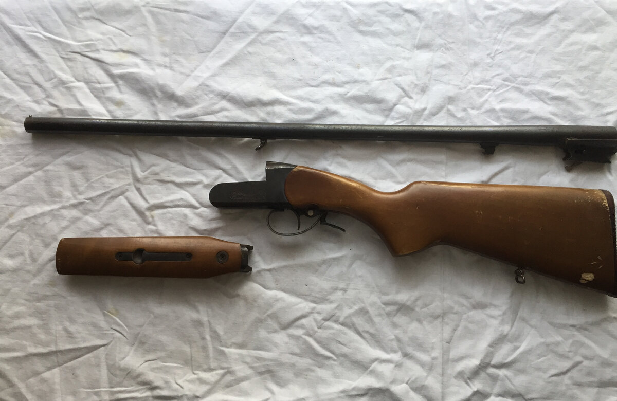 МР-18М-М в 20-м калибре в разобранном состоянии.