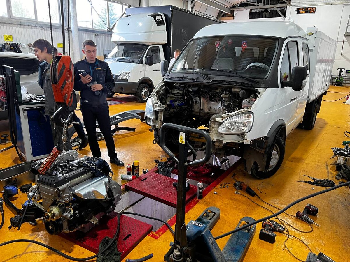 Купить Замена ДВИГАТЕЛЯ на ГАЗель БИЗНЕС недорого от 310 000₽ он-лайн с ...