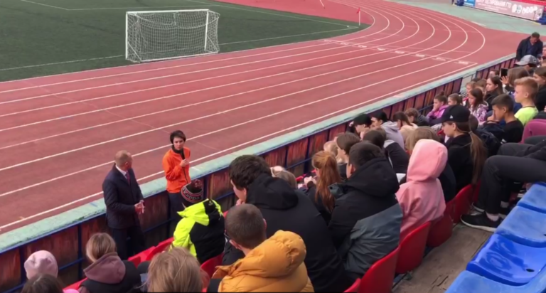    Оренбург посетила Олимпийская чемпионка по прыжкам в длину Татьяна Лебедева Кристина Просвиркина