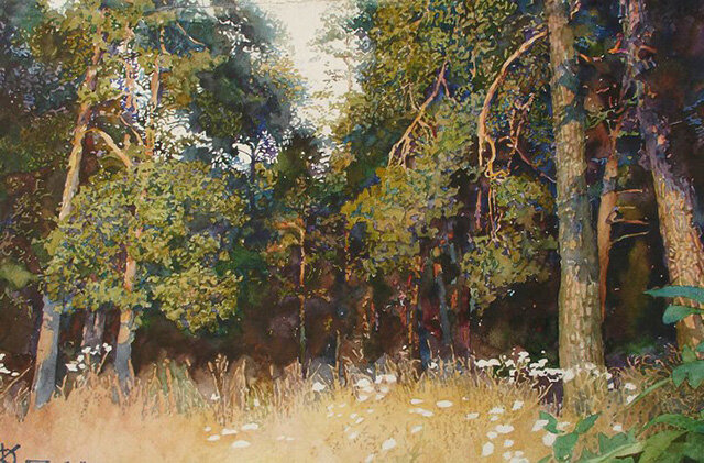 Акварель Олега Козака, изображение: © kozakoleg.blogspot.com