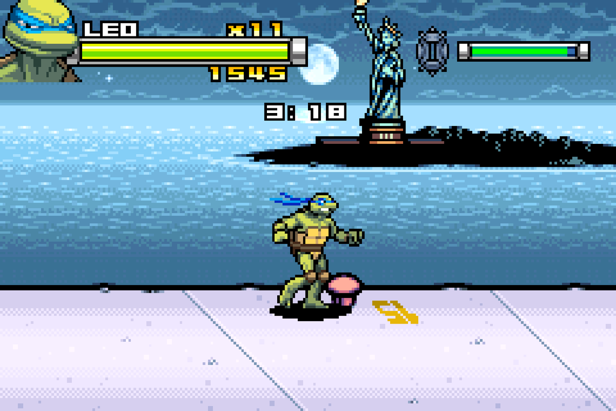 TMNT GBA. Битемап игры. Битемапы игры.