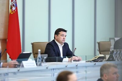    Совещание губернатора Московской области Андрея Воробьева с руководящим составом правительства Московской области и главами городских округов © Антон Чернов, «Подмосковье Сегодня»