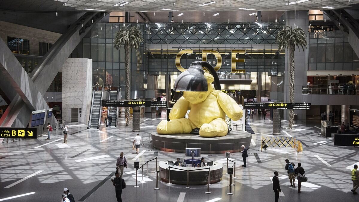    Главный вестибюль Международного аэропорта Хамад в Дохе© РИА Новости / Валерий Мельников