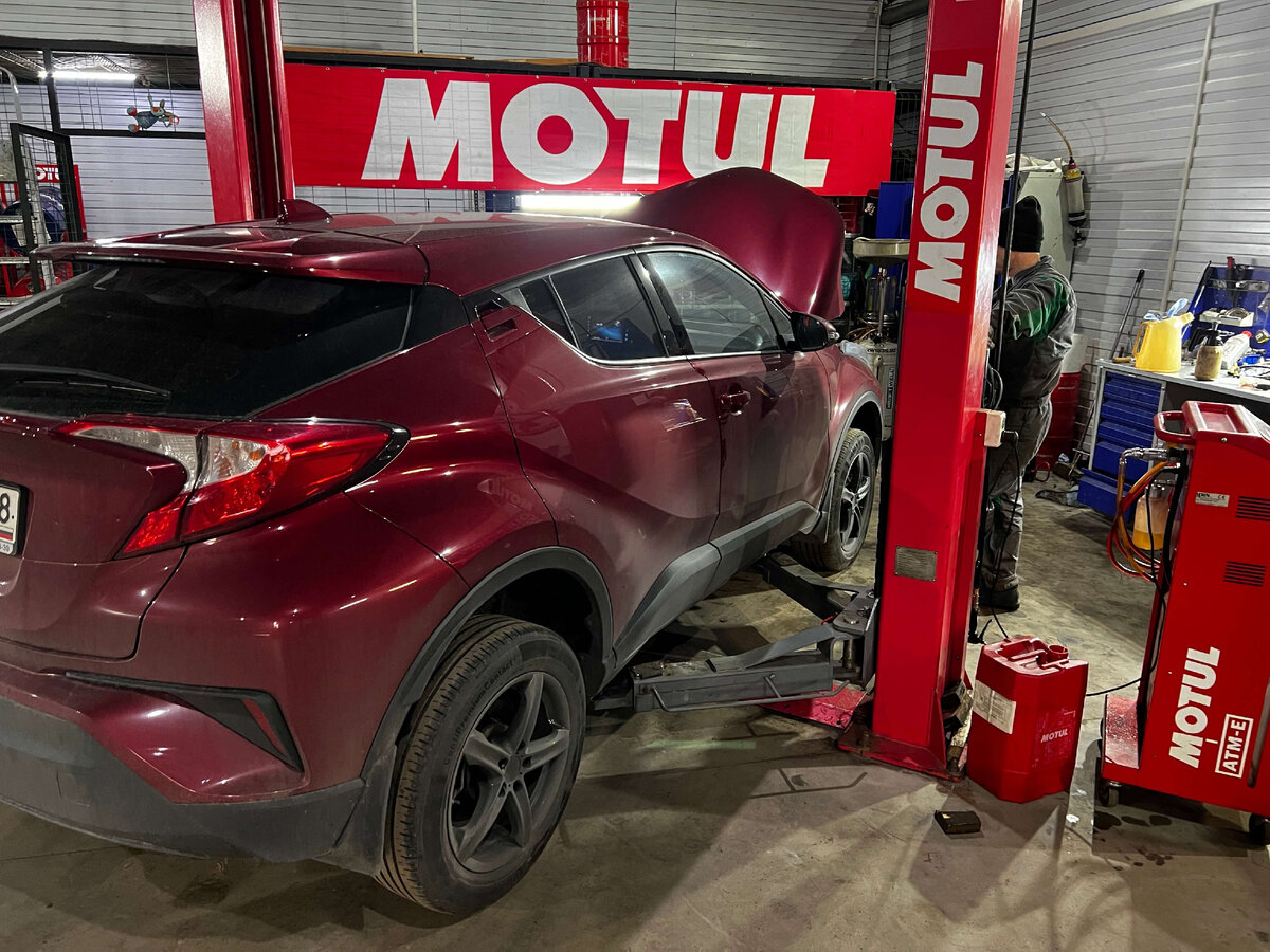 Полная аппаратная замена масла в вариаторе Toyota C-HR Aisin K114 | Замена  масла в АКПП, Вариаторе CVT, Роботе DSG Motul Team | Дзен