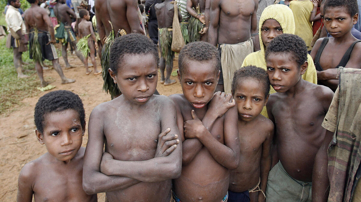 Completely Naked African Tribe