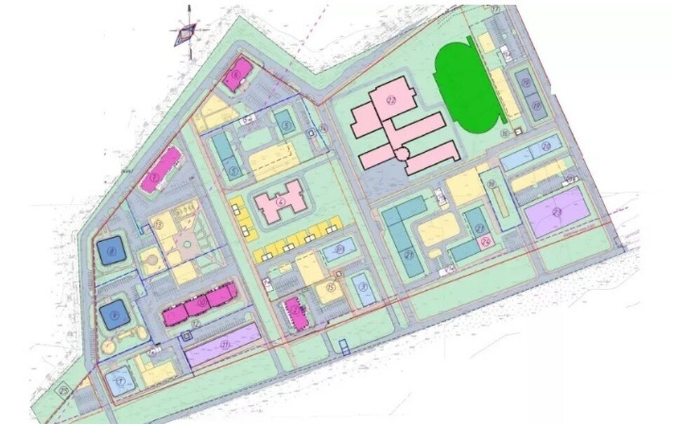     План застройки ул. 6-я Нагорная, 11б. Фото: "Архи Групп"