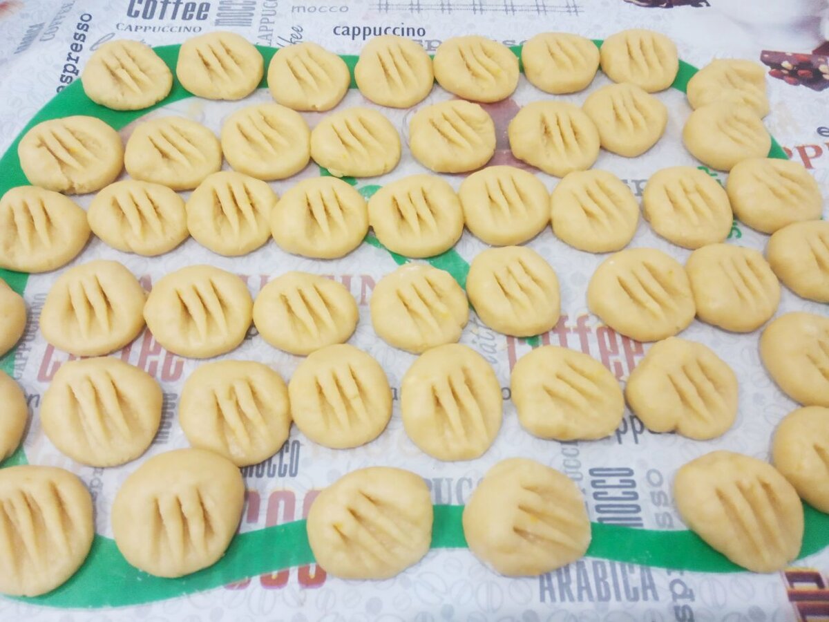 Мандариновое печенье