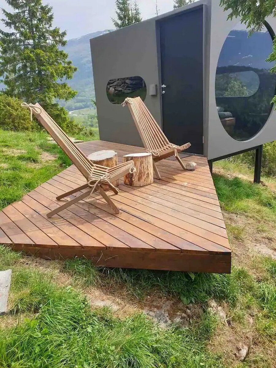    Airbnb/Amazing view of fjord & mountains glamping Birdbox