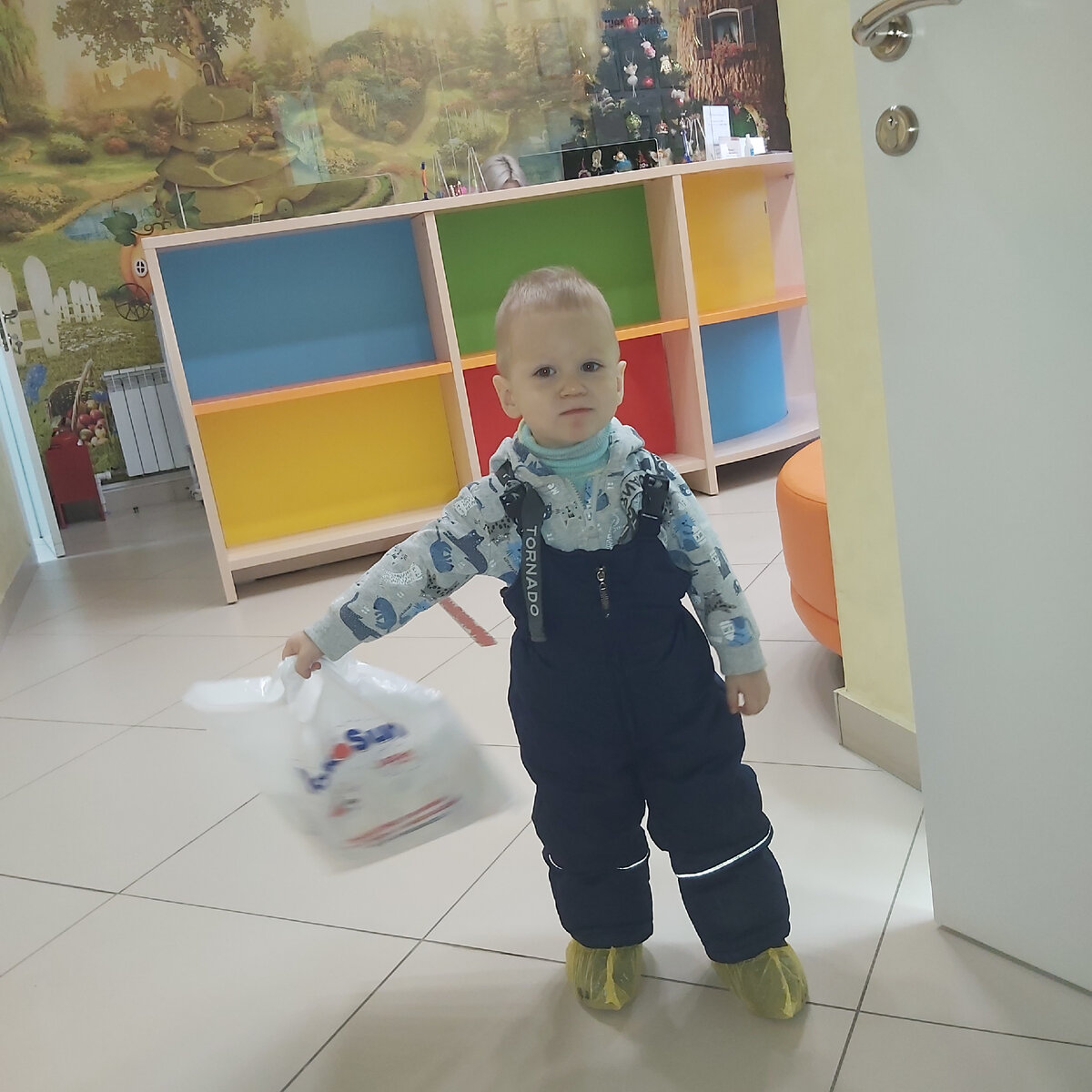 В медицинском центре.