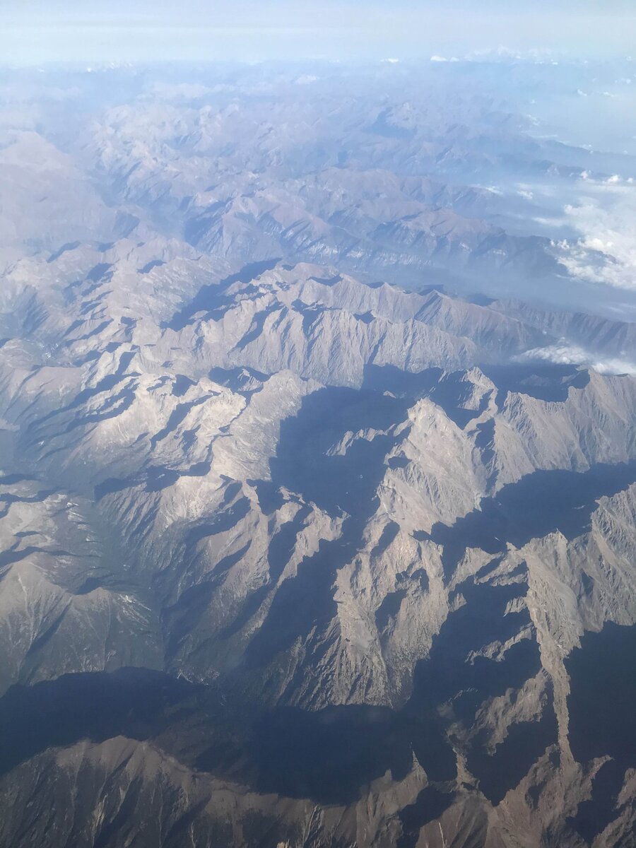 Вид из самолета