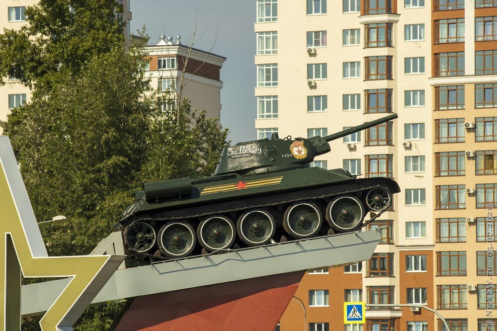 1. Т-34-76 в Кемерово © NickFW.ru — 05.07.2021г.