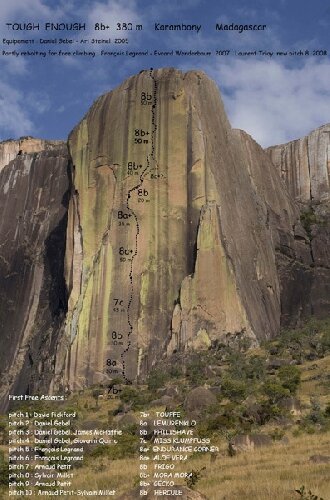 Трасса состоит из 10 частей длиной от 20 до 50 метров