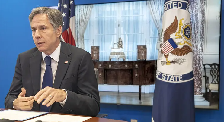 Блинкен озвучил неприятные для Банковой условия. Фото: twitter.com/SecBlinken