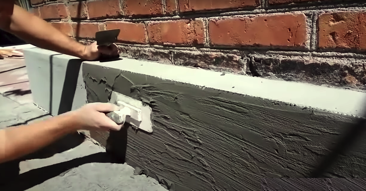 Отделка штукатуркой