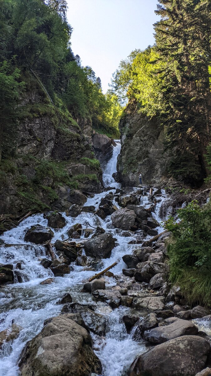 Белый водопад. Архыз  