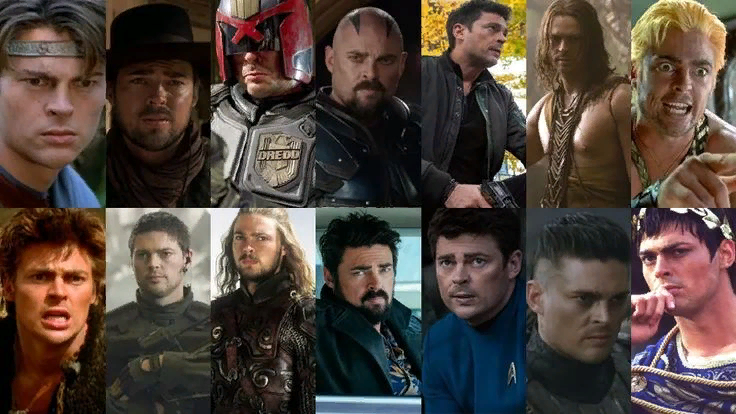 Роли Урбана: верхний ряд (4-й слева Скурдж). Нижний (3-й Эомер). Источник i.pinimg.com