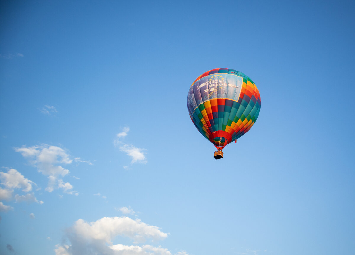 Воздушный шар с фестиваля воздухоплавания Самрау-2021 в Уфе, август 2021